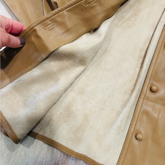 Flora Bea faux leather button down - Picture 4 of 4